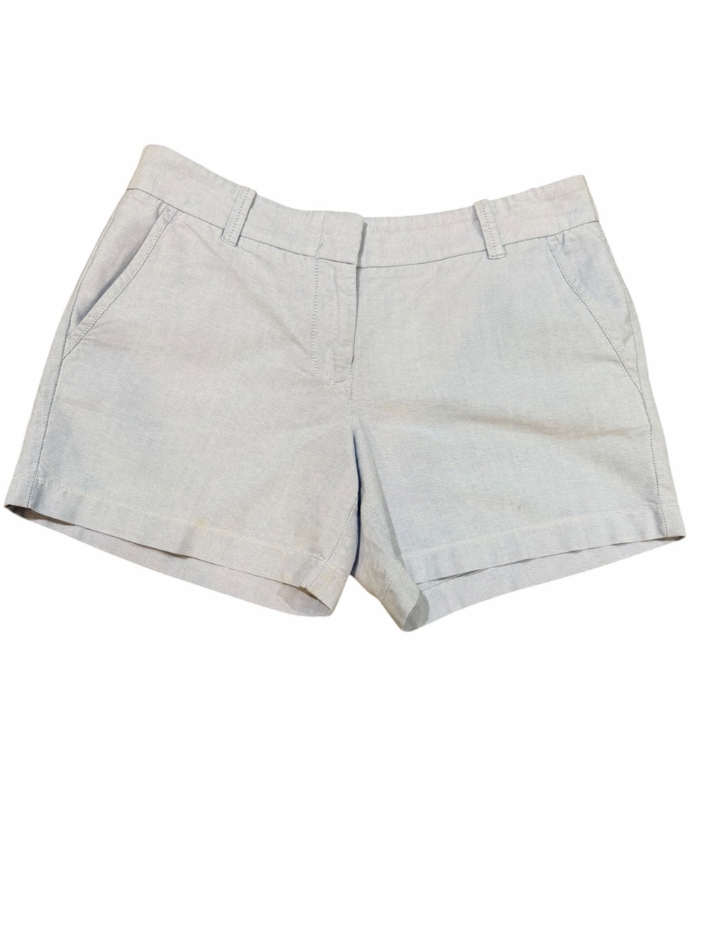 J.Crew Light Blue Cotton Chino Shorts Women’s Size 4 Classic Preppy 4.5” Inseam